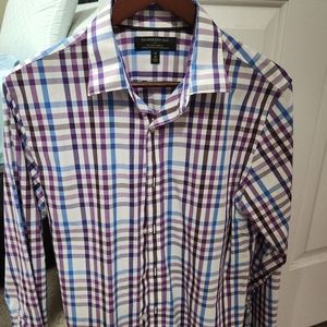 Banana Republic Mens Medium Non Iron Dress Shirt
